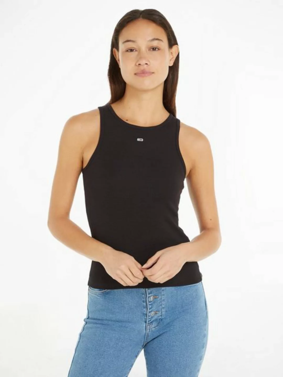 Tommy Jeans Tanktop TJW ESSENTIAL RIB TANK in Rippoptik günstig online kaufen