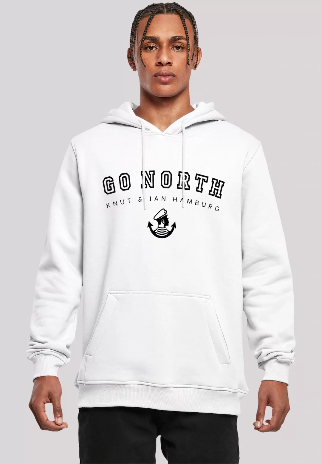 F4NT4STIC Kapuzenpullover "Go North", Print günstig online kaufen