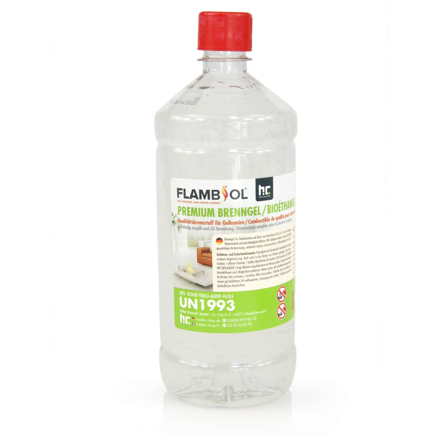 Flambiol Premium Brenngel 1l günstig online kaufen