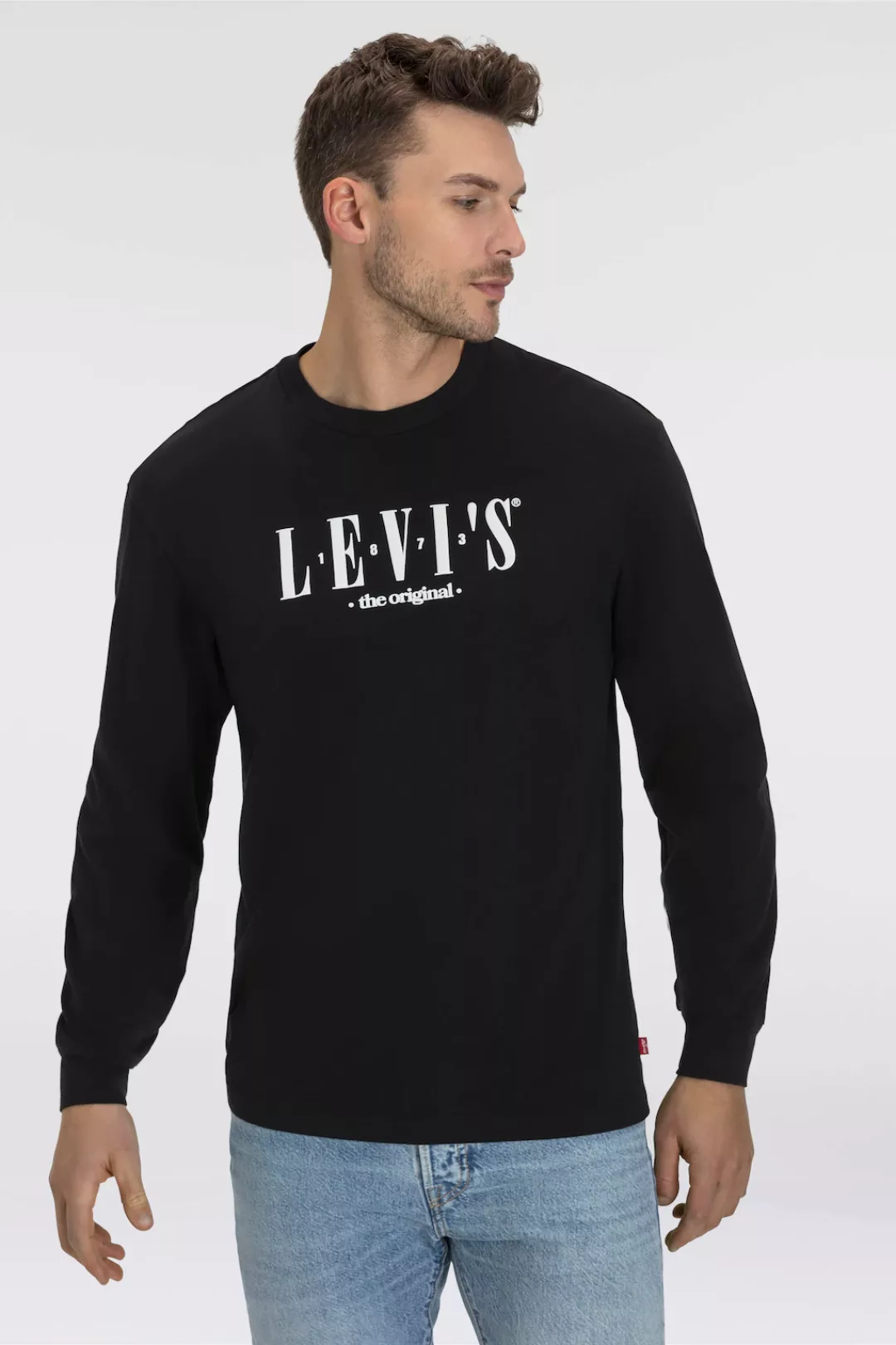 Levis Langarmshirt, mit Logoschriftzug günstig online kaufen