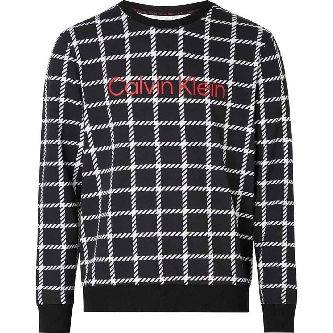 Calvin Klein Underwear Sweatshirt XL Window Pane / Printed Black günstig online kaufen