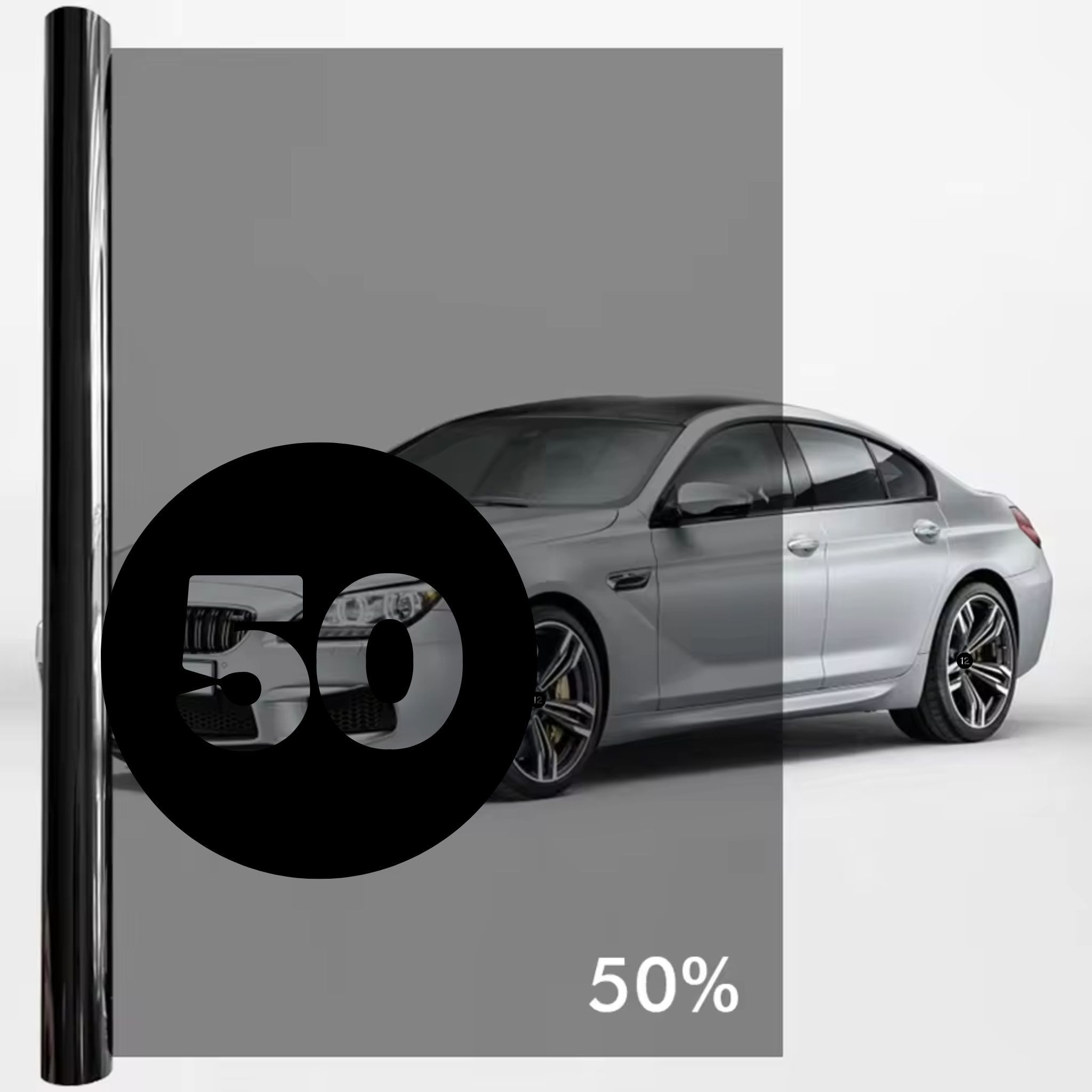 HS.SUPPLY Sonnenschutz-Fensterfolie Scheibentönungsfolie, Auto Scheiben Tön günstig online kaufen