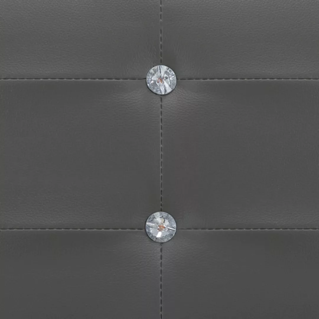 Bett Mit Memory-schaum-matratze Grau Kunstleder 120×200cm günstig online kaufen