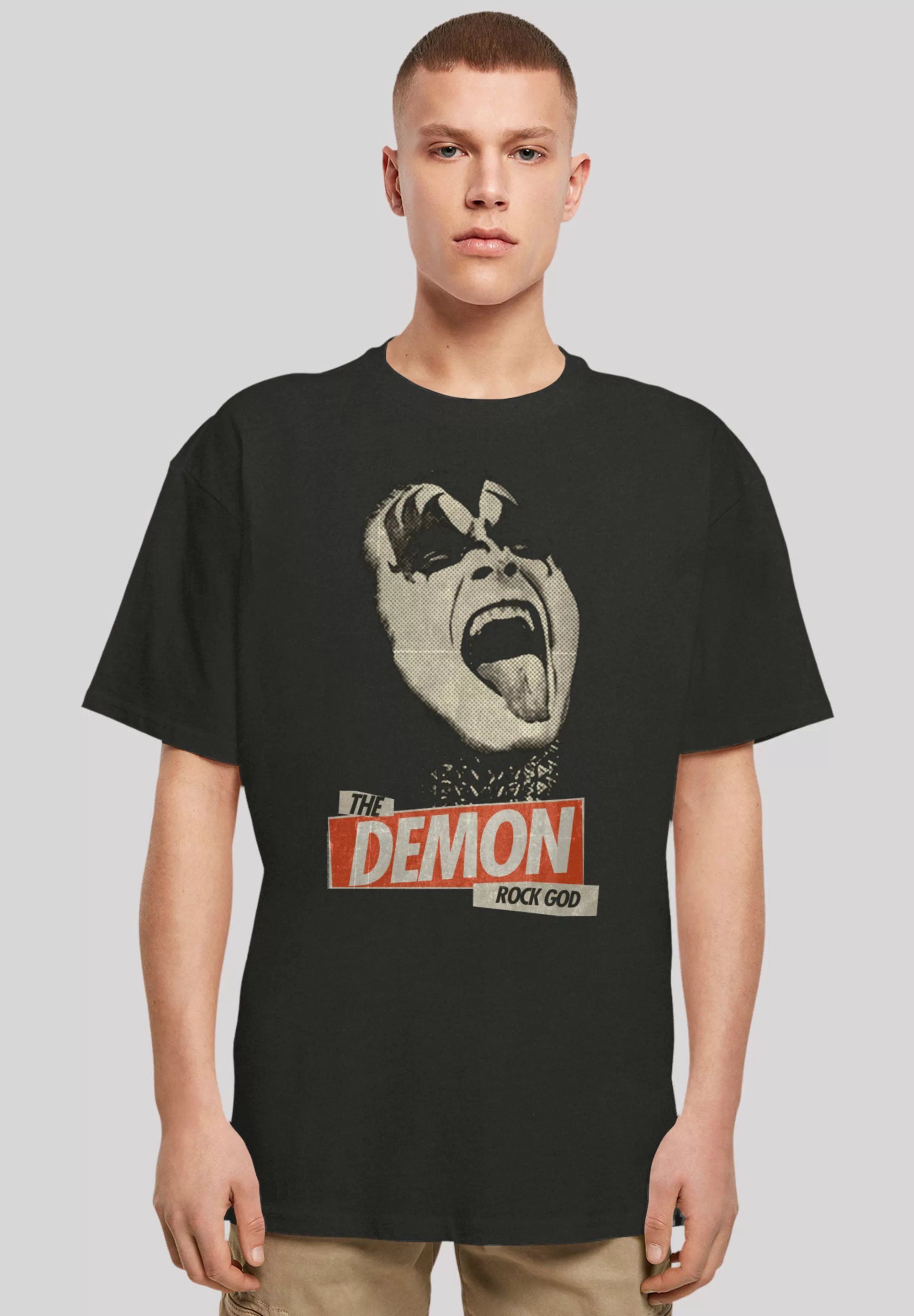 F4NT4STIC T-Shirt "Kiss Hard Rock Band Demon" günstig online kaufen