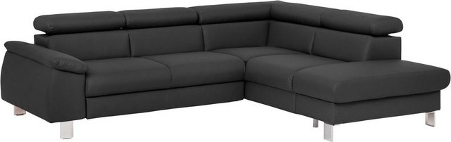 COTTA Ecksofa "Komaris L-Form", inklusive Kopf- bzw. Rückenverstellung, wah günstig online kaufen