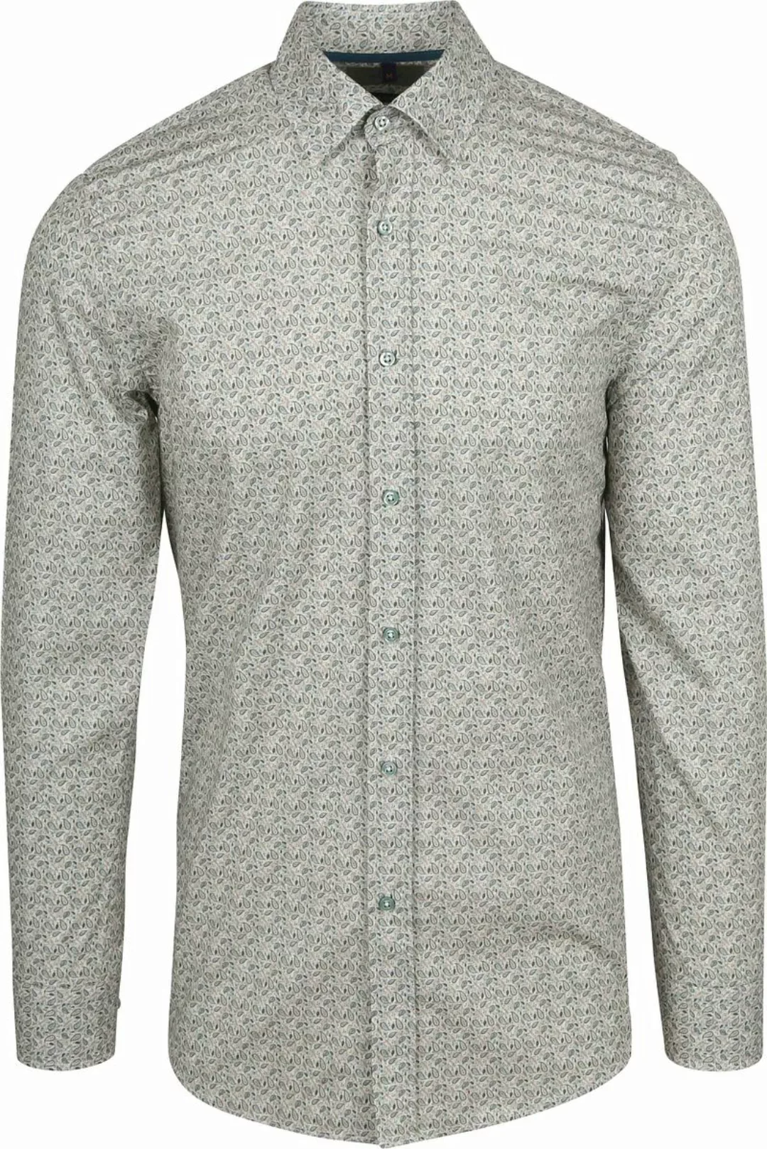 Suitable Hemd Paisley Grün  - Größe L günstig online kaufen