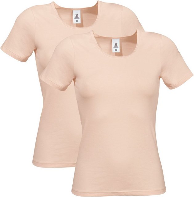 Erwin Müller T-Shirt Damen-Unterhemd, 1/2-Arm 2er-Pack (2-tlg) Single-Jerse günstig online kaufen