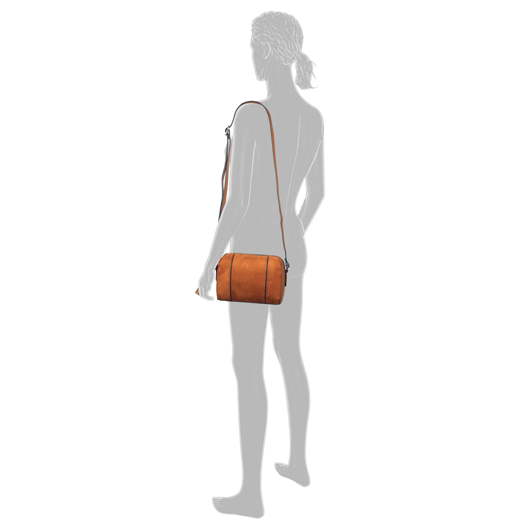 TOM TAILOR Handtasche "Pira", aus einer Kombination von weichem Suede und g günstig online kaufen