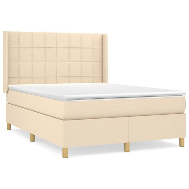 vidaXL Boxspringbett Bett Boxspringbett mit Matratze & Topper Stoff verschi günstig online kaufen