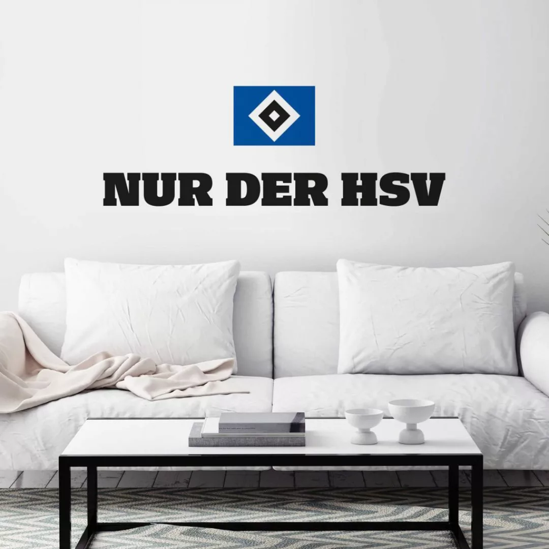 Wall-Art Wandtattoo "Hamburger SV Nur der HSV", (1 St.) günstig online kaufen