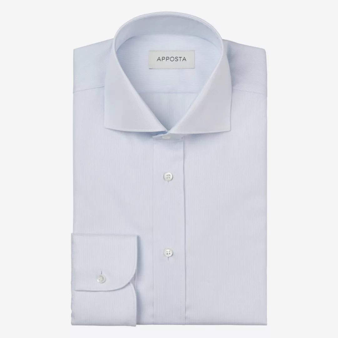 Hemd  gestreifter stoff  hellblau 100% baumwolle fleckenabweisende twill do günstig online kaufen