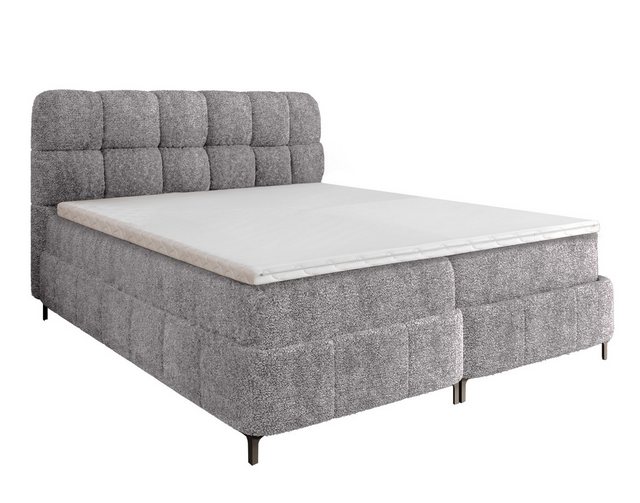 Furnix Boxspringbett Vicaria Bett in 5 Breiten mit gepolsterten Bettkasten günstig online kaufen