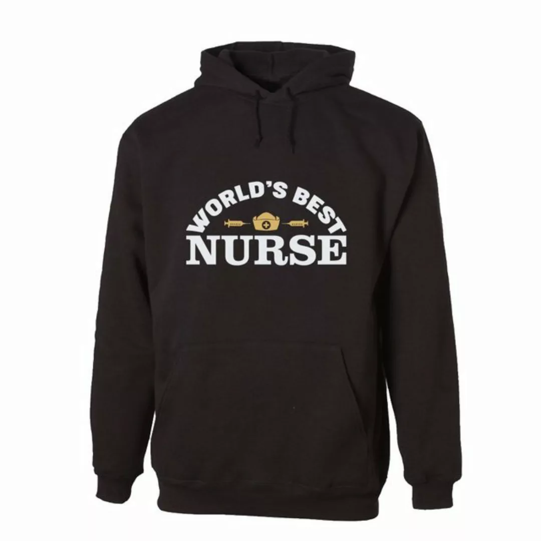 G-graphics Hoodie World´s best Nurse Unisex, mit Frontprint, mit Spruch / S günstig online kaufen