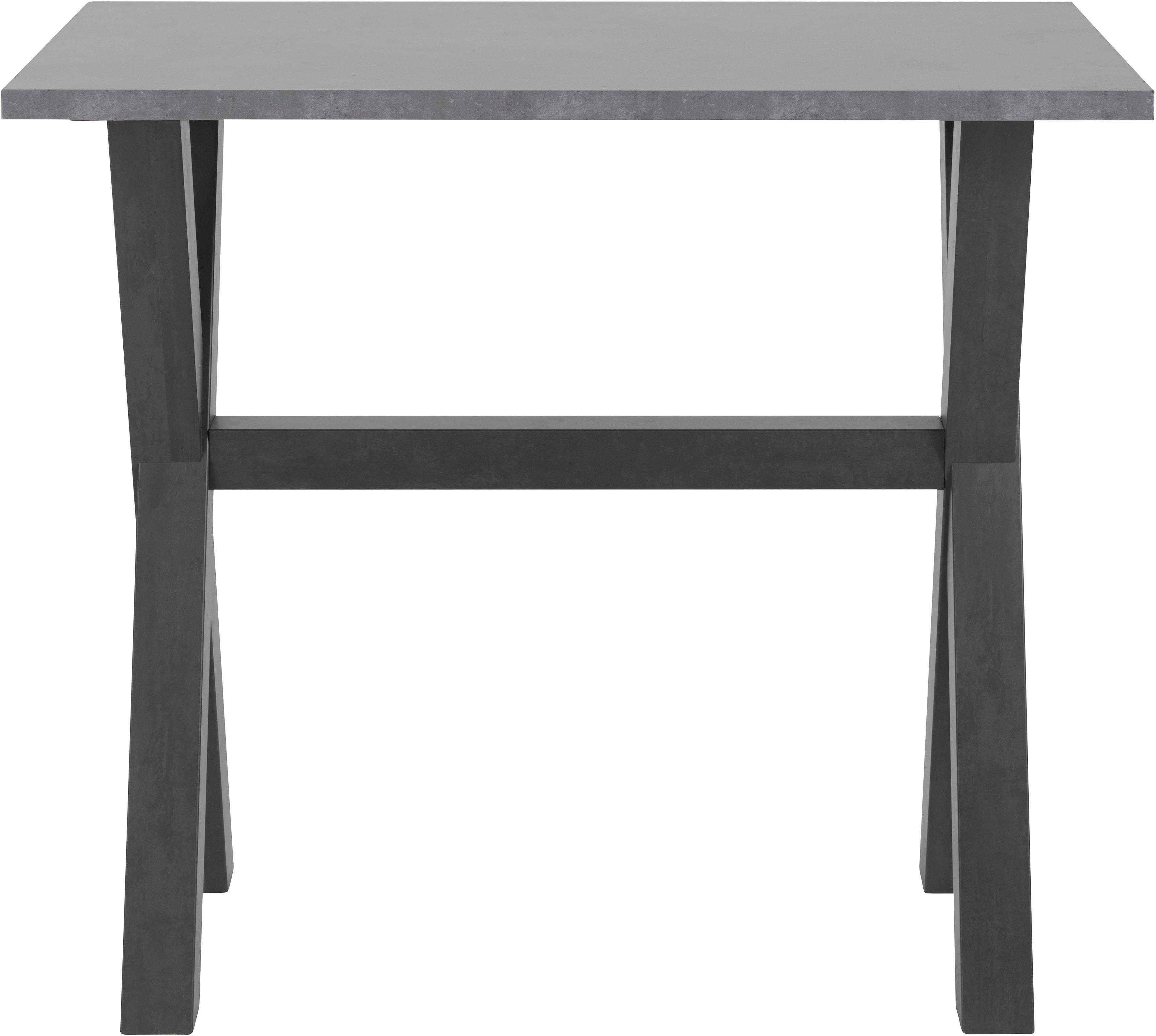 Mäusbacher Bartisch, Gestell in X-Form (Breite 120, 140 oder 160 cm) günstig online kaufen