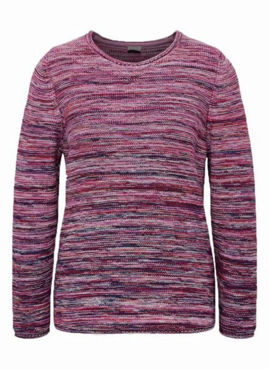 Rabe Strickpullover, in melierter Streifen-Optik günstig online kaufen