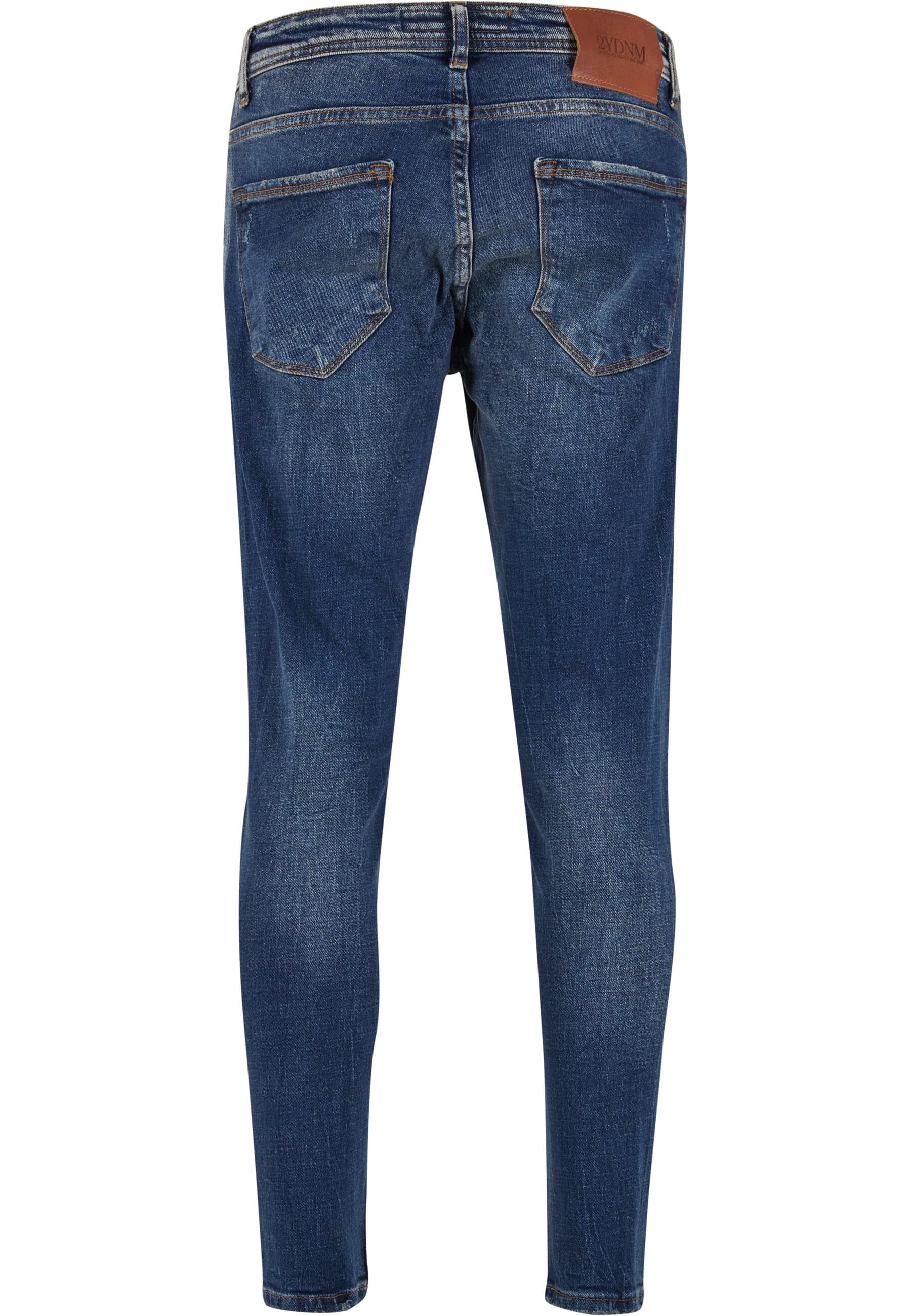 2Y Studios Bequeme Jeans "2Y Studios Herren 2Y Destroyed Tapered Fit Denim" günstig online kaufen