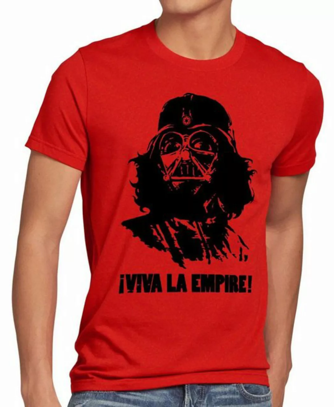 Print-Shirt Herren T-Shirt Viva Imperium star vader revolution che guevara günstig online kaufen