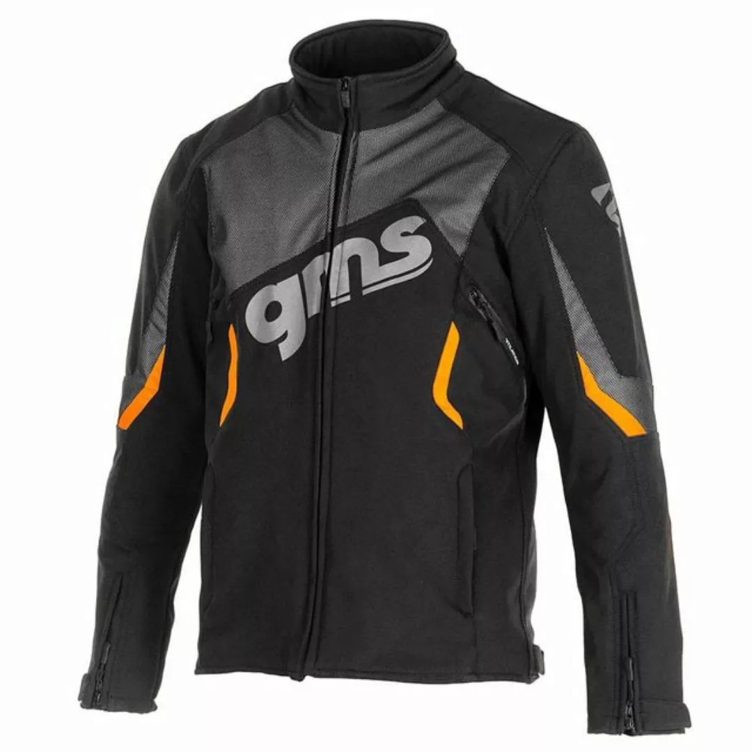 gms Motorradjacke GMS Softshelljacke Arrow - schwarz-orange L günstig online kaufen