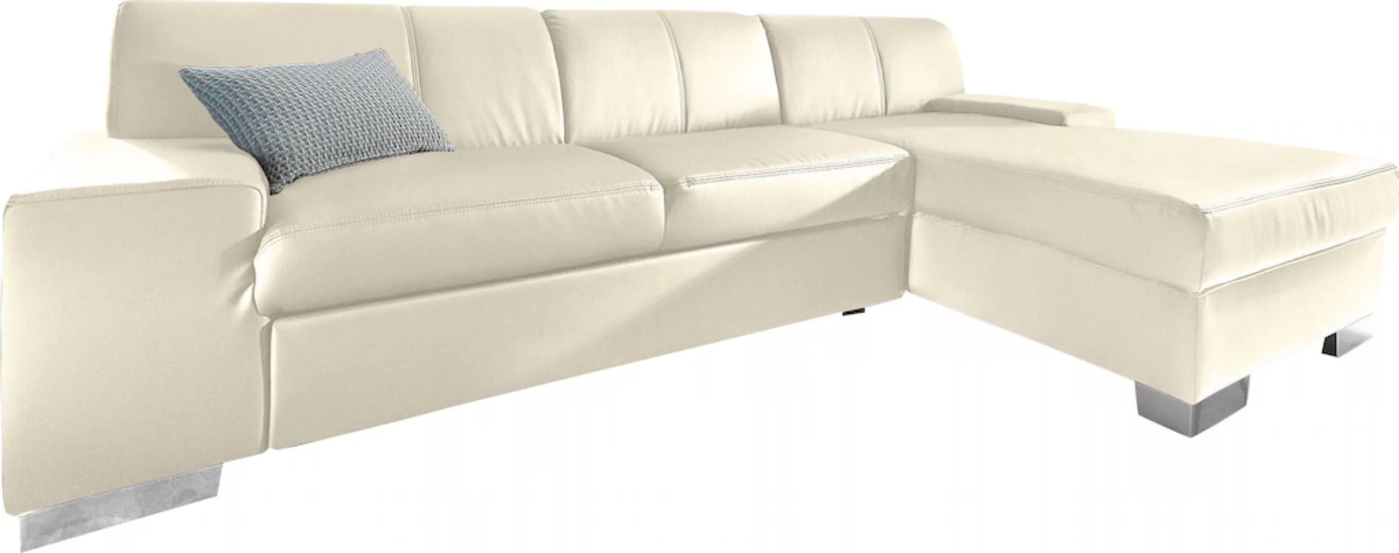 DOMO collection Ecksofa "Star, zeitlose Formensprache, elegante Optik, L-Fo günstig online kaufen
