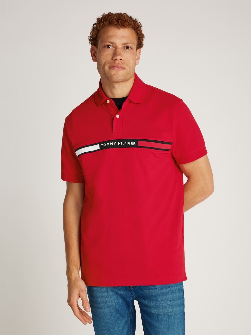 Tommy Hilfiger Poloshirt HILFIGER CHEST INSERT REG POLO günstig online kaufen