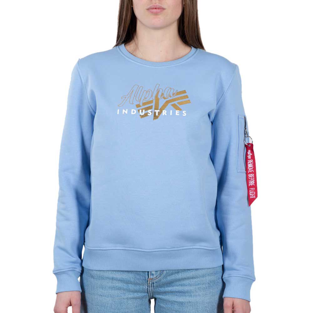 Alpha Industries Sweater Alpha Industries Women - Sweatshirts Gold Logo Swe günstig online kaufen
