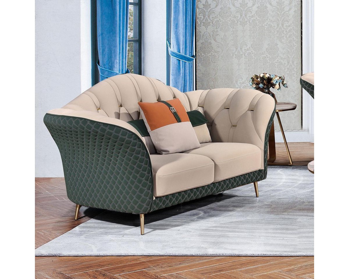 Xlmoebel Sofa Dreisitzer Sofa im italienischen Stil - Modernes Ledersofa in günstig online kaufen