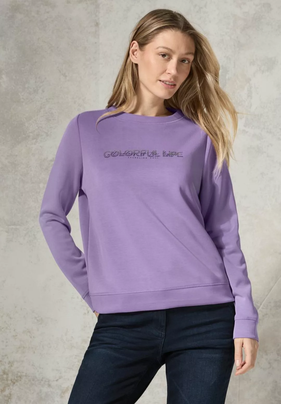 Cecil Sweatshirt, mit Glitzer-Details günstig online kaufen