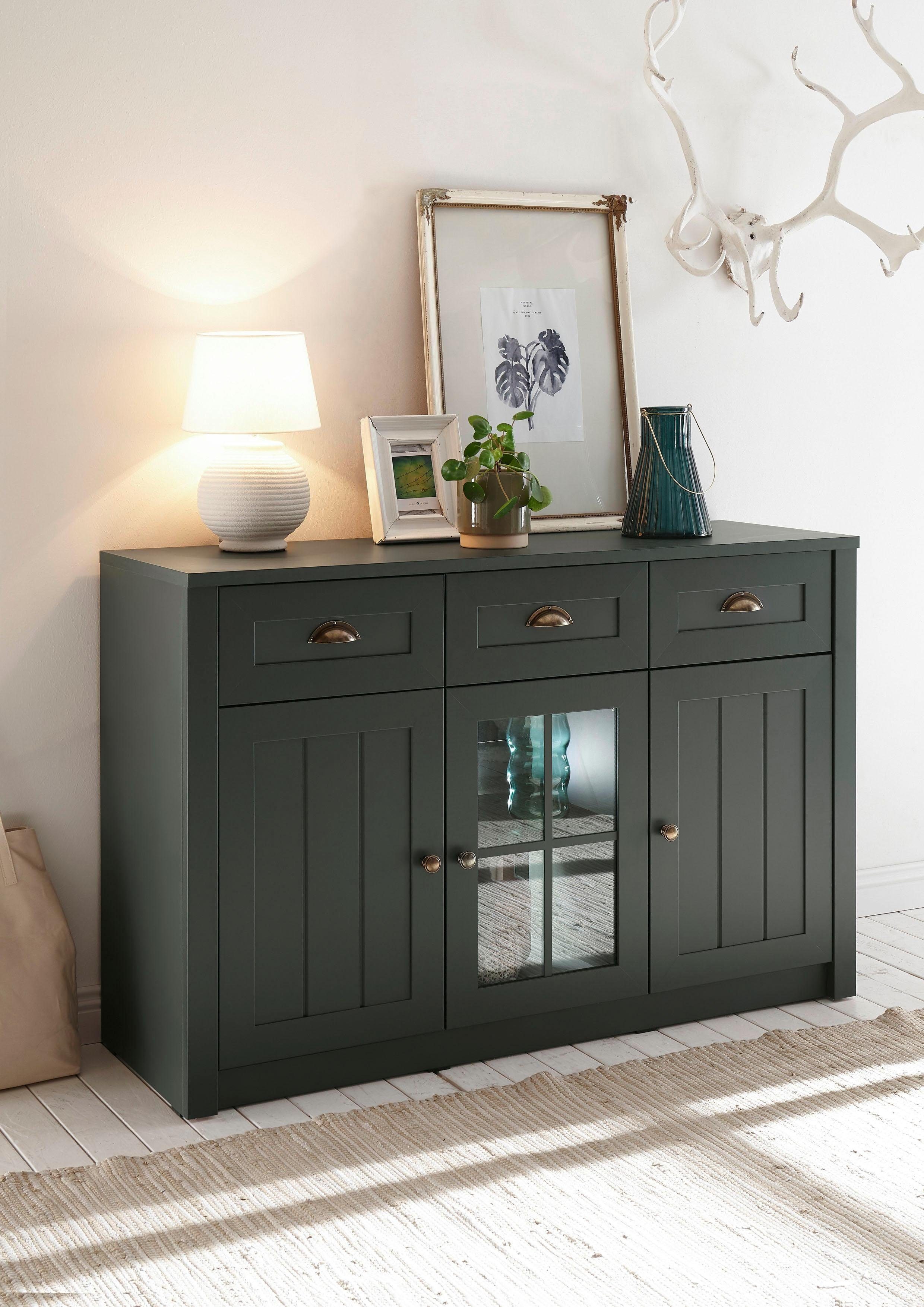 Home affaire Sideboard "Ascot", Breite 130 cm günstig online kaufen