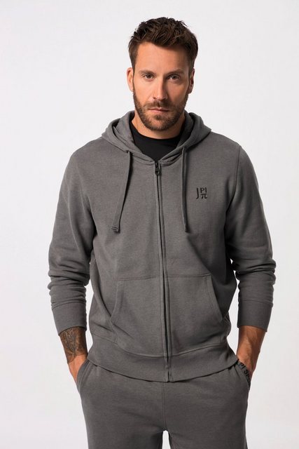 JP1880 Fleecejacke Hoodie-Jacke Fitness Sweat Kapuze Prints günstig online kaufen