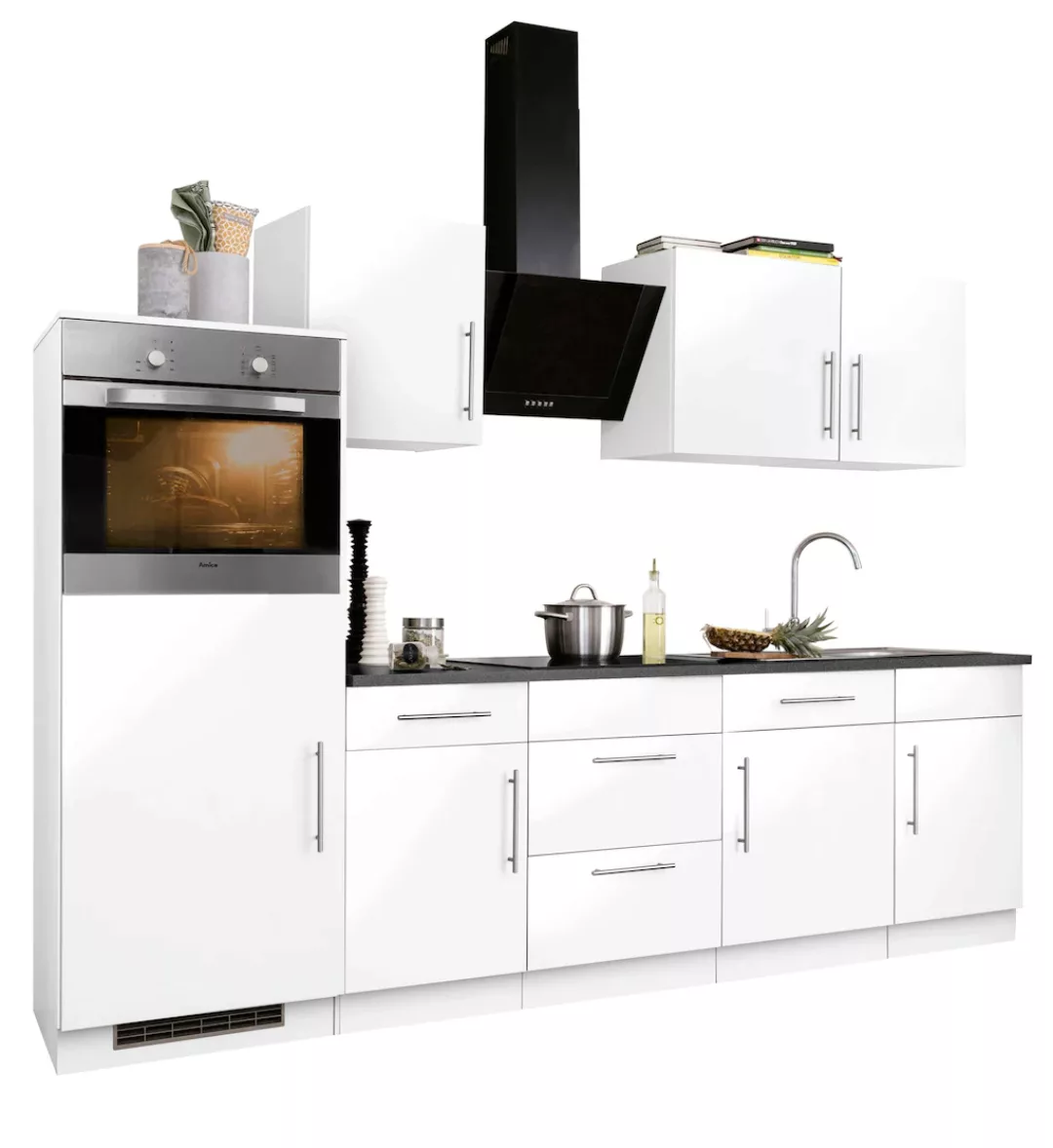wiho Küchen Küchenzeile "Cali", ohne E-Geräte, Breite 280 cm günstig online kaufen