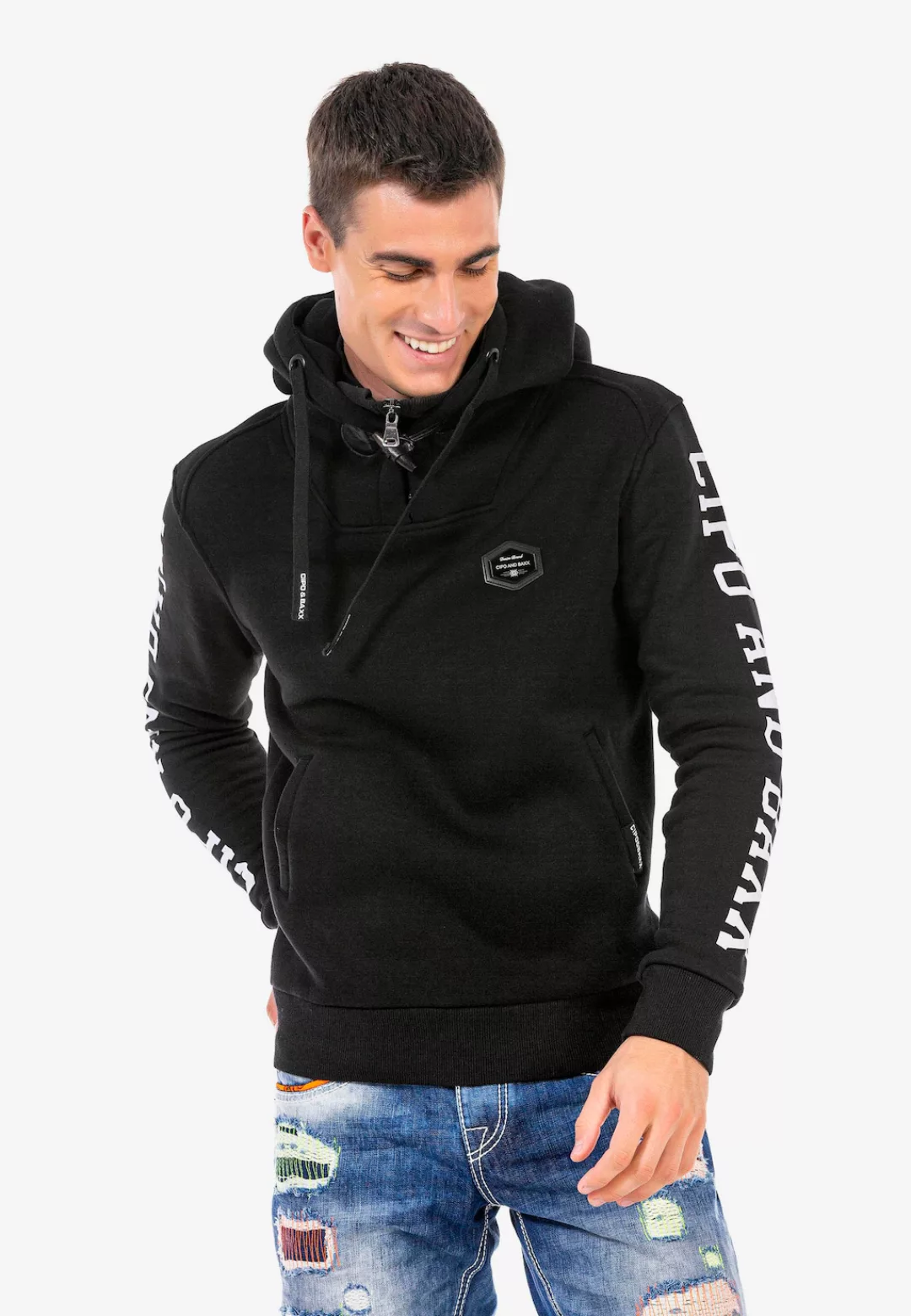 Cipo & Baxx Kapuzensweatshirt günstig online kaufen