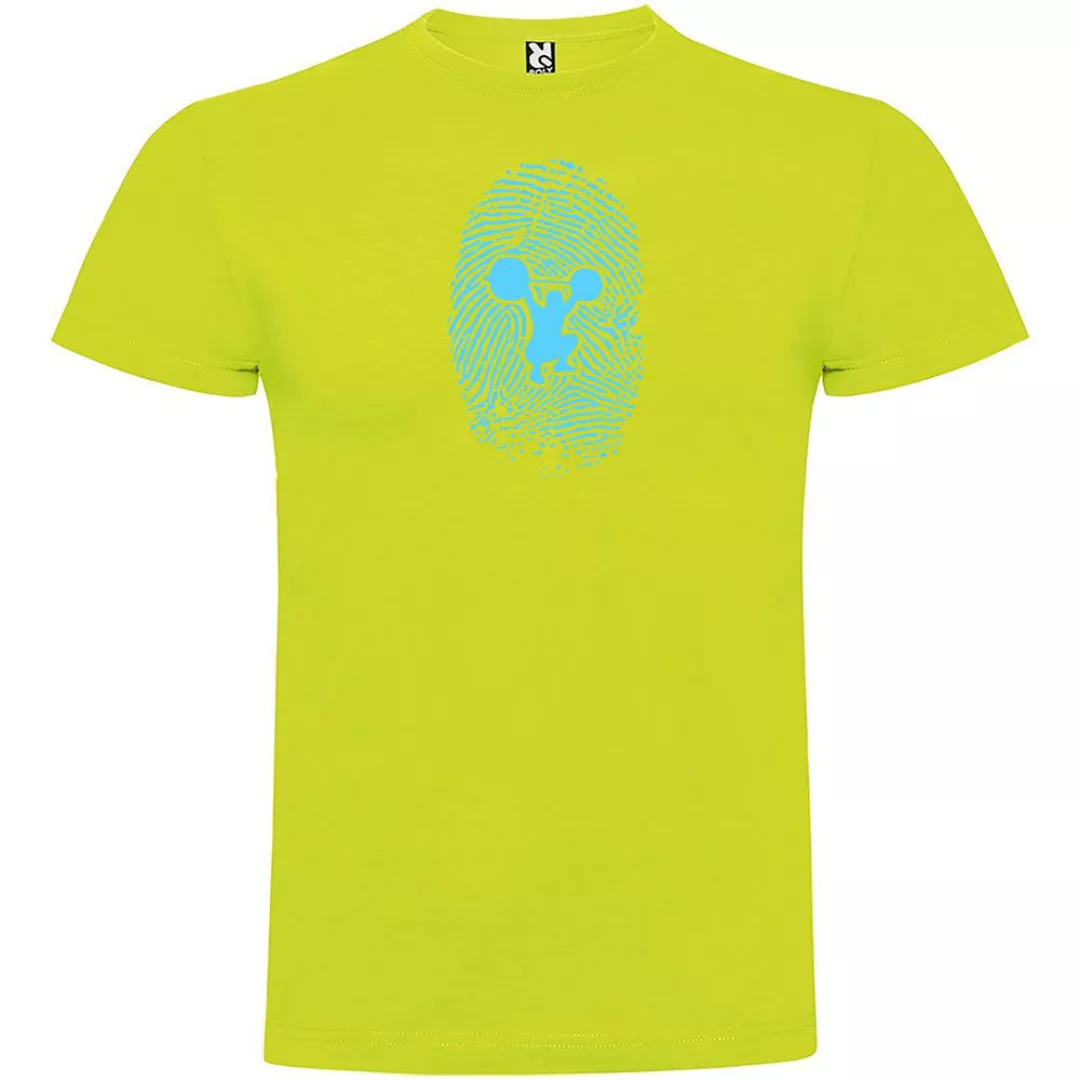 Kruskis Fitness Fingerprint Kurzärmeliges T-shirt L Light Green günstig online kaufen