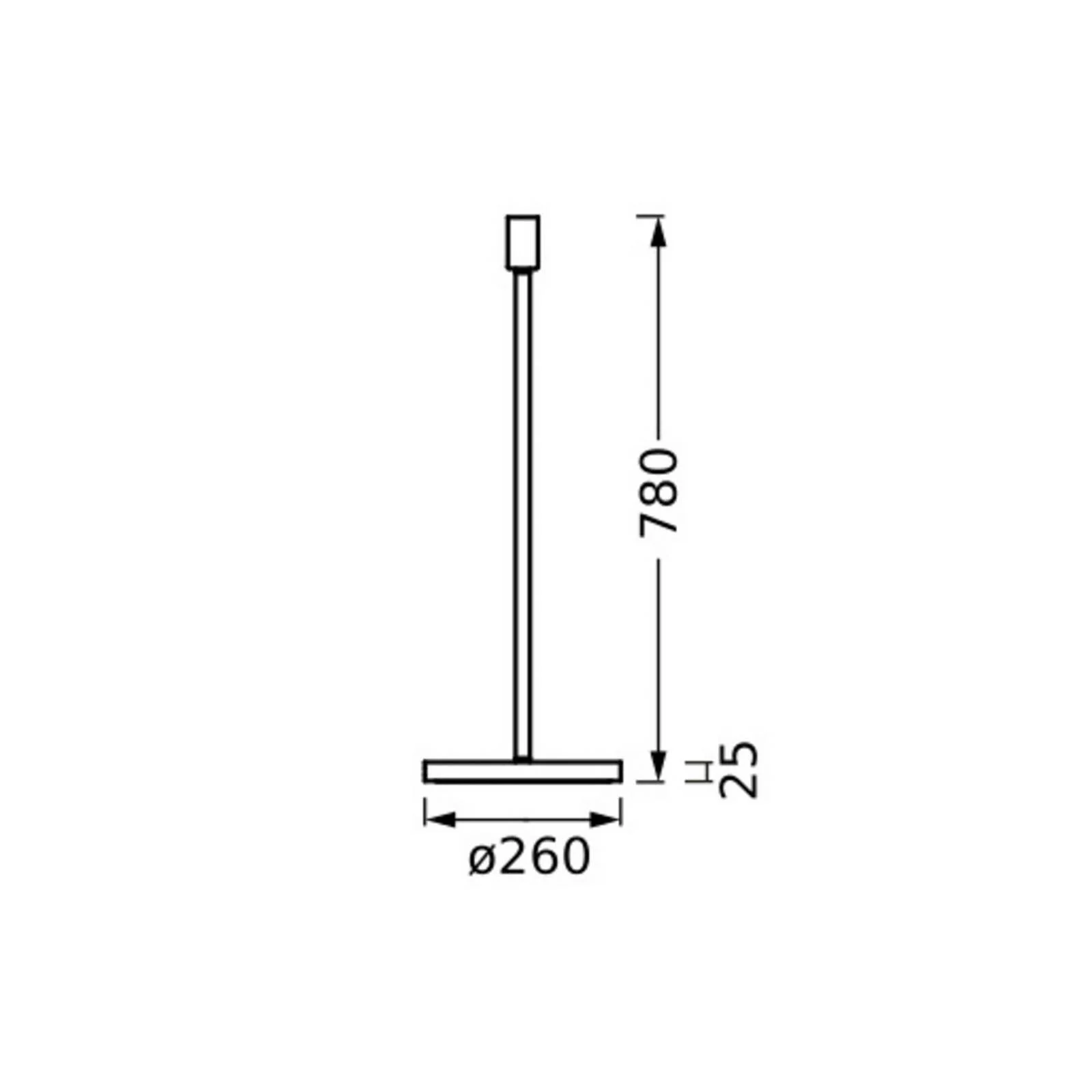OSRAM Stehlampe DECOR STICK, dunkelgrau, Höhe 78 cm, 1 x E27 günstig online kaufen