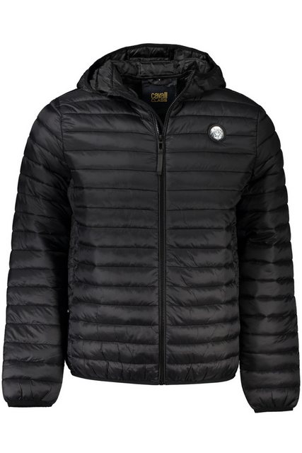 Cavalli Class Outdoorjacke Schwarze Herrenjacke mit Kapuze & Taschen – Stil günstig online kaufen