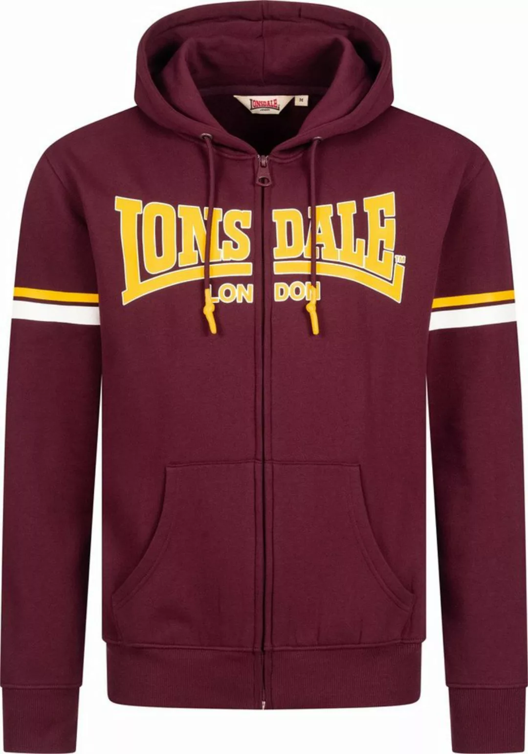 Lonsdale Sweatjacke Darfield Herren Kapuzensweatjacke mit Reißverschluss no günstig online kaufen