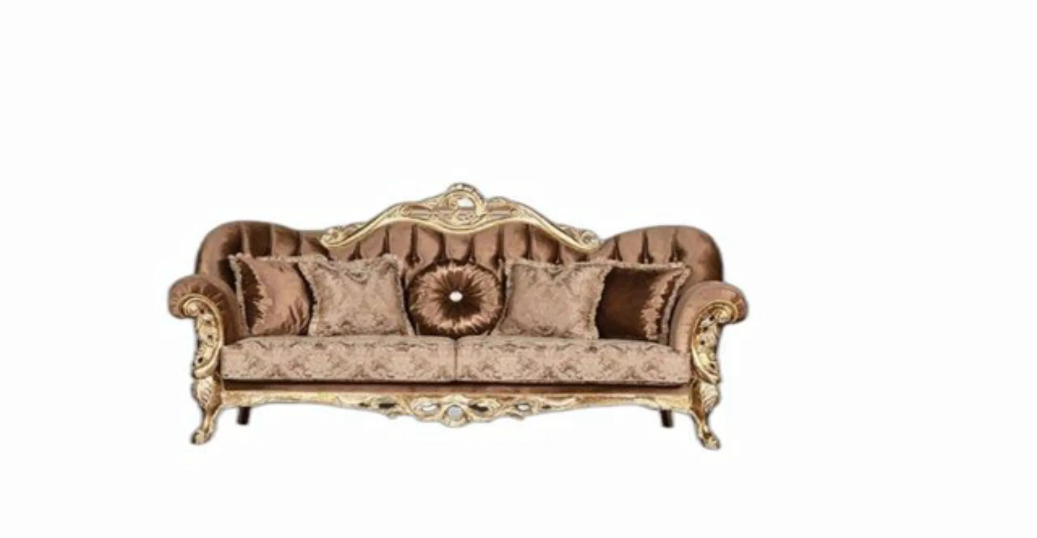 Xlmoebel 3-Sitzer Luxus Dreisitzer Sofa 3 Sitzer Barock Rokoko Stil Möbel, günstig online kaufen