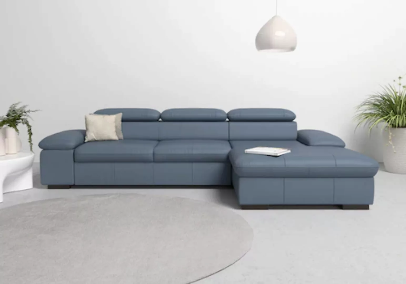 Home affaire Ecksofa »Alberto L-Form«, mit Kopfteilverstellung, wahlweise m günstig online kaufen