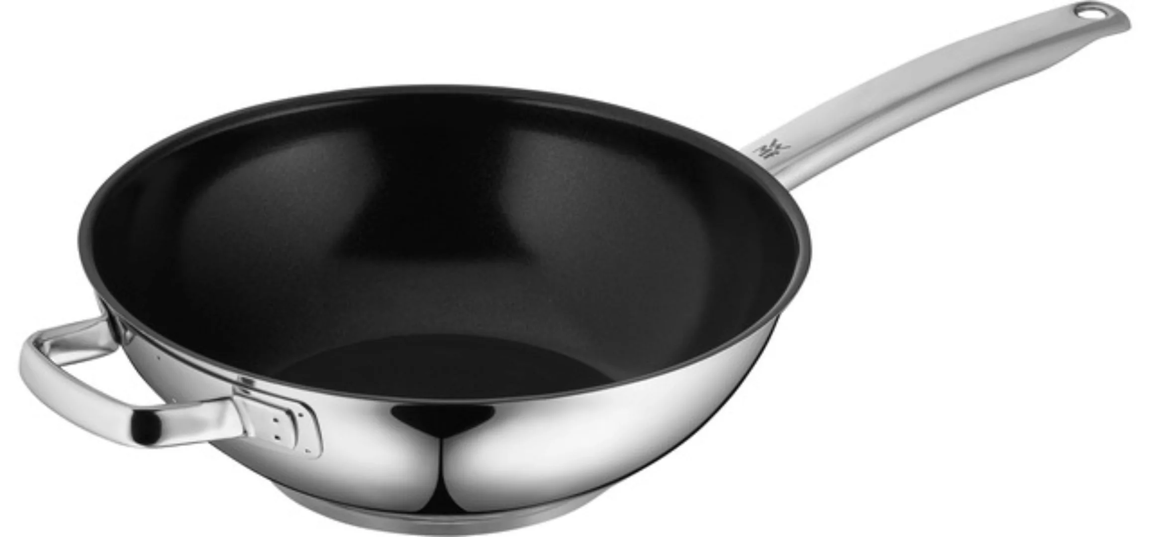 WMF Wok »Durado Wokpfanne Induktion 28 cm«, Cromargan® Edelstahl Rostfrei 1 günstig online kaufen