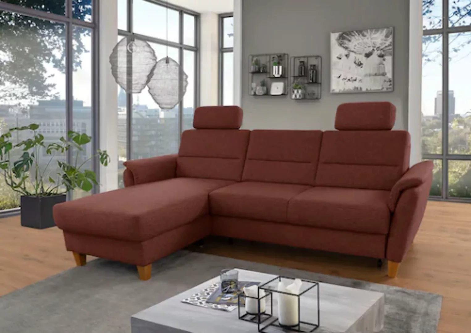 Home affaire Ecksofa "Palmera L-Form" günstig online kaufen