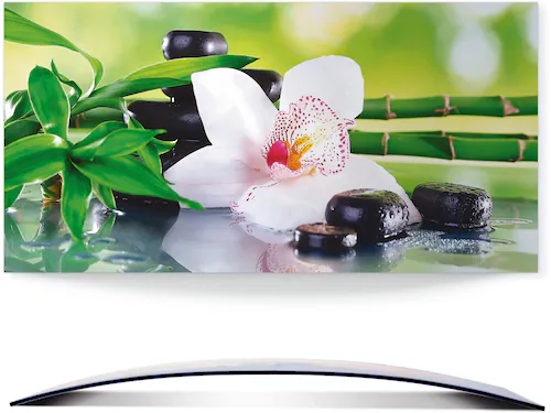 Artland Wandbild "Spa Steine Bambus Zweige Orchidee", Zen, (1 St.), 3D Opti günstig online kaufen