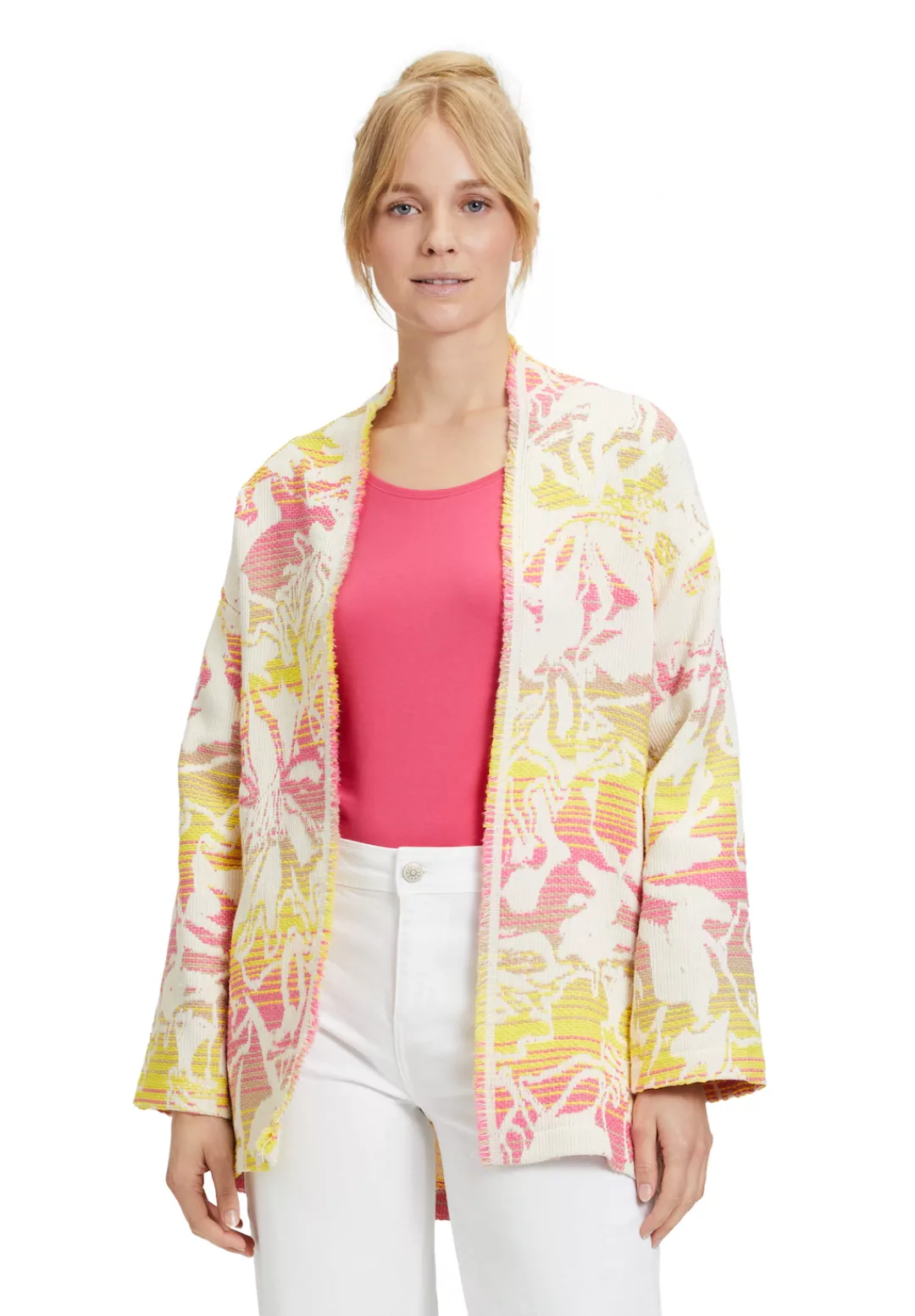 Cartoon Canvasjacke "Cartoon Casual-Jacke mit Jacquard" günstig online kaufen