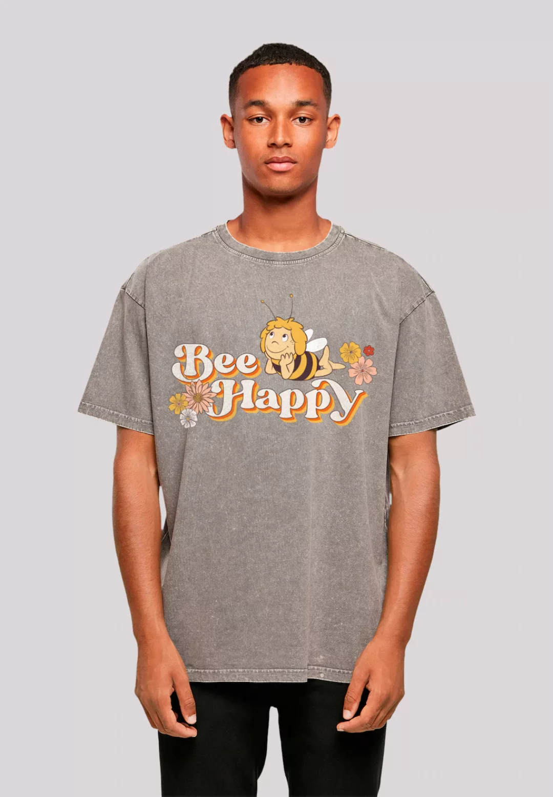 F4NT4STIC T-Shirt "Die Biene Maja Bee Happy Heroes of Childhood", Nostalgie günstig online kaufen