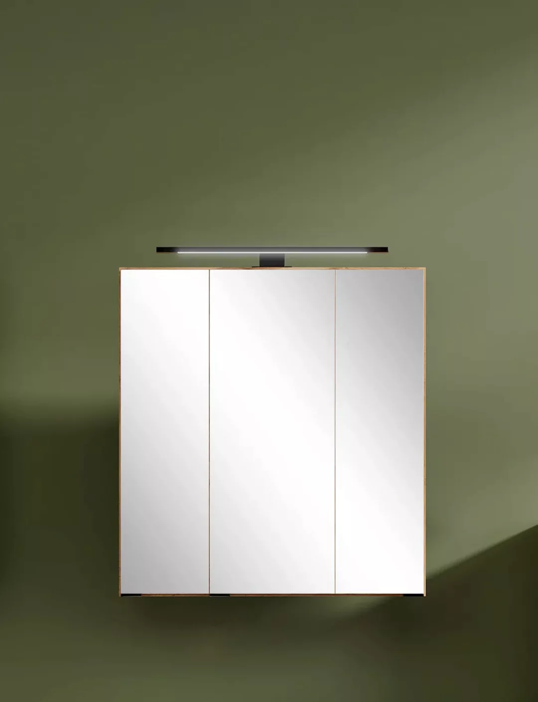 HELD MÖBEL Spiegelschrank, HELD Möbel, Breite 60 cm, mittlere Tür reversibe günstig online kaufen