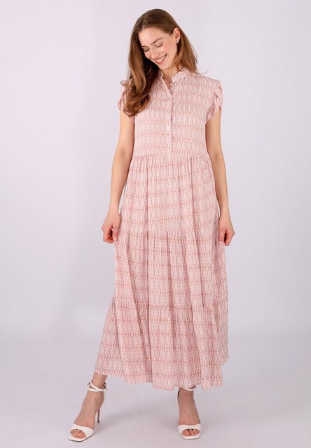 YC Fashion & Style Sommerkleid Boho-Maxikleid in Flieder aus Reiner Viskose günstig online kaufen