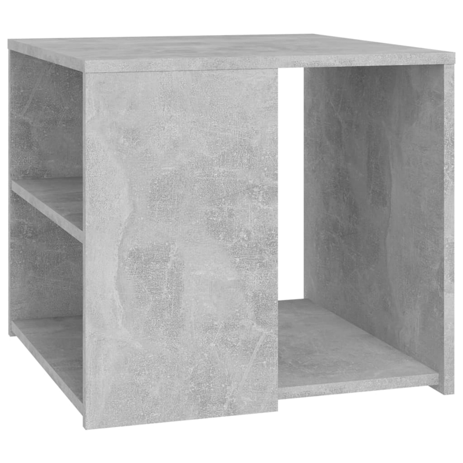 vidaXL Beistelltisch Betongrau 50x50x45 cm Holzwerkstoff günstig online kaufen