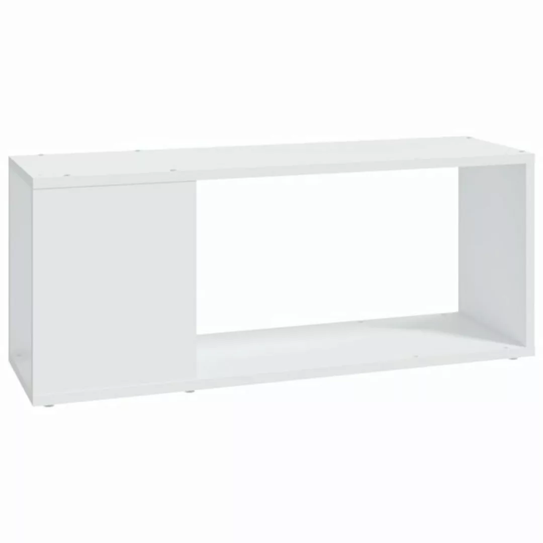furnicato TV-Schrank Weiß 80x24x32 cm Holzwerkstoff günstig online kaufen