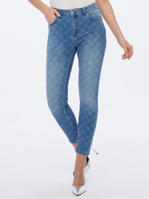 Sarah Kern Skinny-fit-Jeans Denim-Hose figurbetont in Baumwoll-Stretch günstig online kaufen