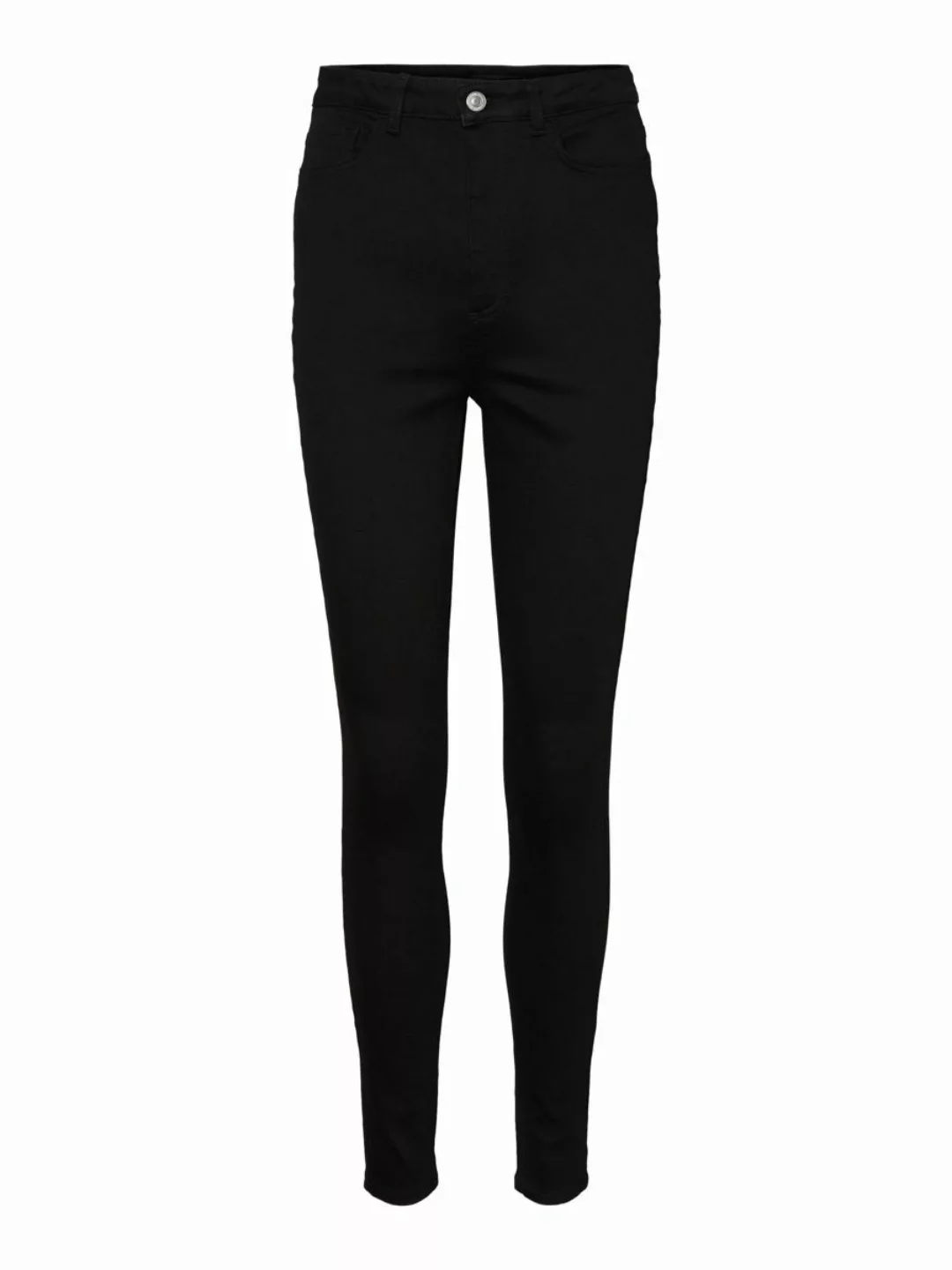 Vero Moda Skinny-fit-Jeans VMSANDRA SHR SKINNY JEANS BLACK NOOS günstig online kaufen