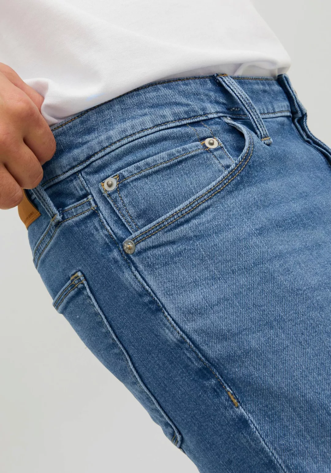 Jack & Jones Slim-fit-Jeans "JJIGLENN JJEVAN AM 377 LID" günstig online kaufen