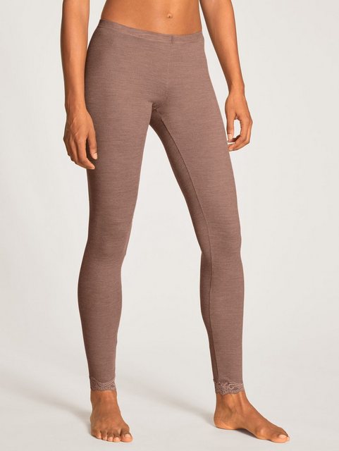 CALIDA Thermoleggings Calida Wolle/Seide Leggins 27991 truffle brown (1 Stü günstig online kaufen